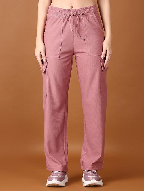 women mauve solid cargo - 21610311 - Very Small Image - 1