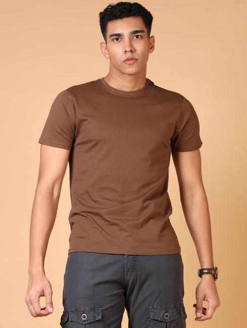 men solid short sleeve t-shirt - 21610863 - Very Small Image - 1