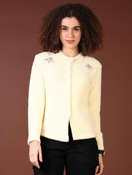 women self designed long sleeves cardigan - 21611070 - Very Small Image - 1