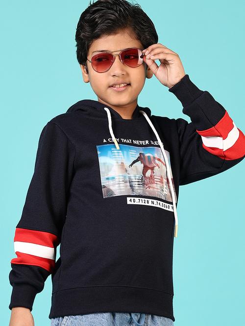 boys printed long sleeve sweatshirt - 21611801 - Very Small Image - 1