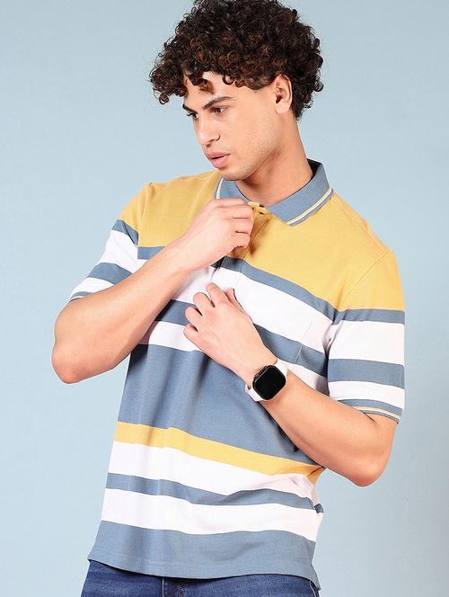 teal cotton all over print tshirt - 21612185 - Very Small Image - 1