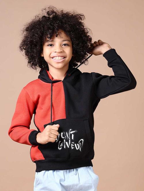 boys color block long sleeve sweatshirt - 21612420 - Very Small Image - 1