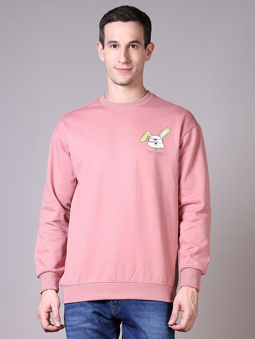 men long sleeves front & back print sweatshirt - 21612934 - Very Small Image - 1