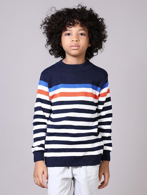 kids long sleeves striped sweater - 21612935 - Very Small Image - 1