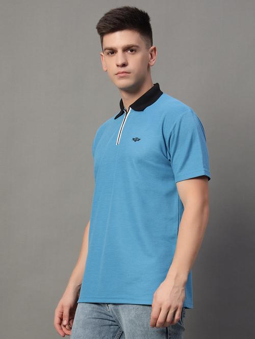 men regular fit plain polo t-shirt - 21613770 - Very Small Image - 1