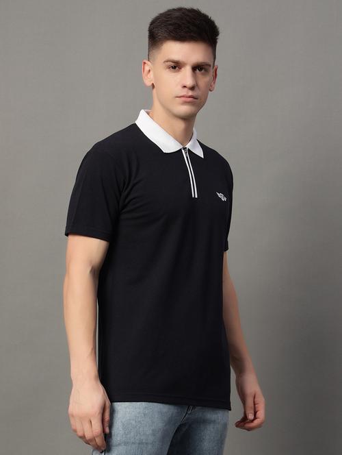 men regular fit plain polo t-shirt - 21613781 - Very Small Image - 1