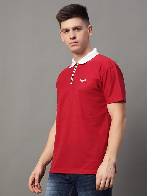 men regular fit plain polo t-shirt - 21613784 - Very Small Image - 1