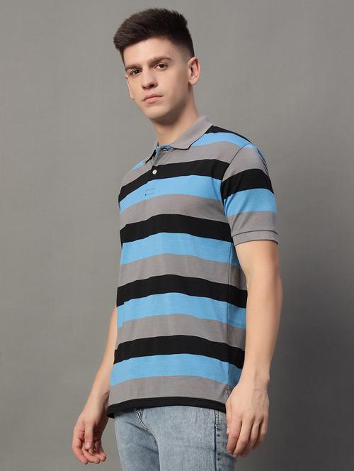 men regular fit striped polo t-shirt - 21613792 - Very Small Image - 1