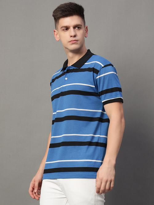 men regular fit striped polo t-shirt - 21613794 - Very Small Image - 1