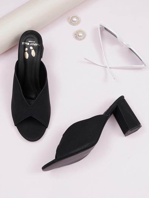 women black back block heel sandal - 21613852 - Very Small Image - 1