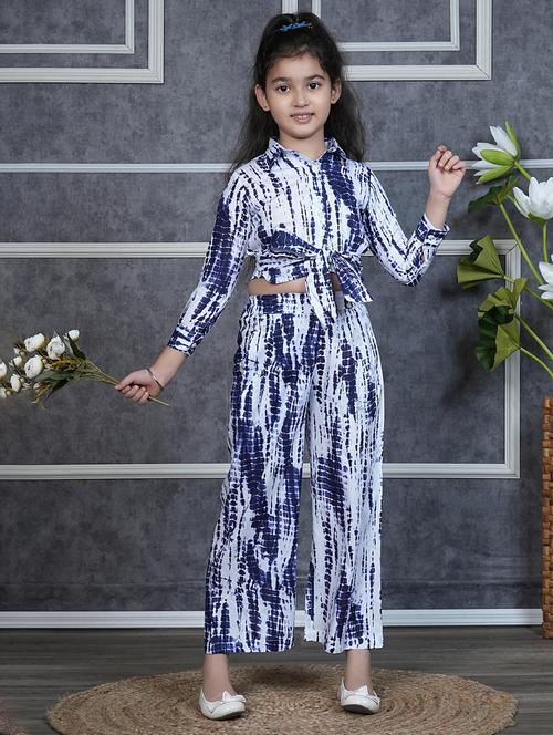 girls tie & dye full length co-ords set - 21613889 - Very Small Image - 1