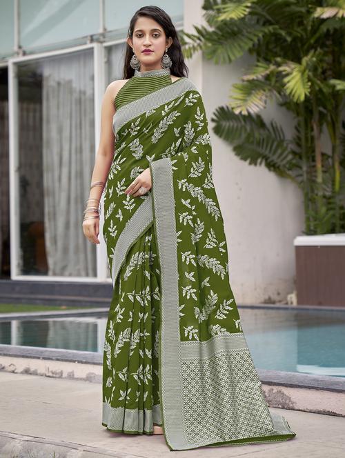 women self design banarasi saree - 21614197 - Very Small Image - 1