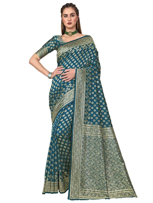 women self design banarasi saree - 21614291 - Very Small Image - 1