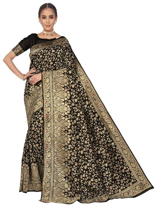 women self design banarasi saree - 21614661 - Very Small Image - 1