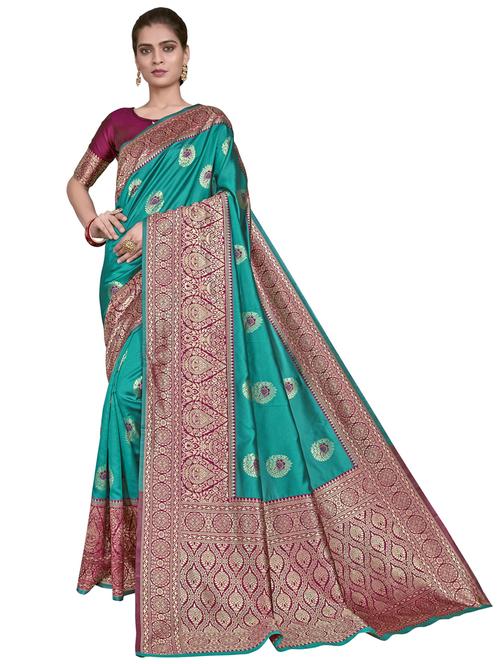 women self design banarasi saree - 21614706 - Very Small Image - 1