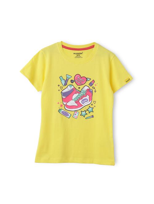 girls front print short sleeve t-shirt - 21614895 - Very Small Image - 1