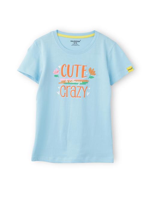 girls front print short sleeve t-shirt - 21614906 - Very Small Image - 1