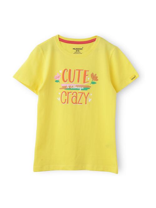 girls front print short sleeve t-shirt - 21614911 - Very Small Image - 1