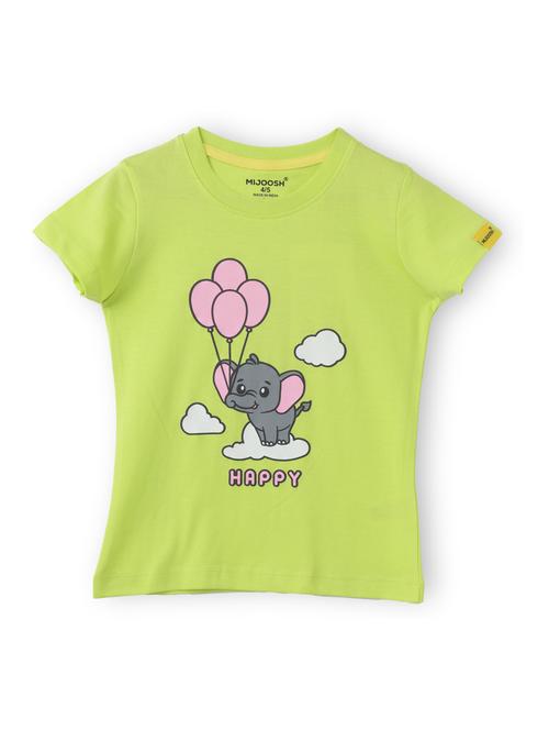 girls front print short sleeve t-shirt - 21614928 - Very Small Image - 1