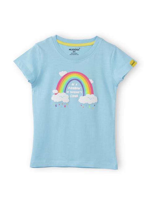 girls front print short sleeve t-shirt - 21614932 - Very Small Image - 1