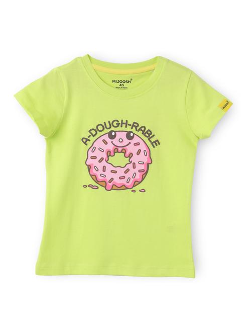 girls front print short sleeve t-shirt - 21614934 - Very Small Image - 1