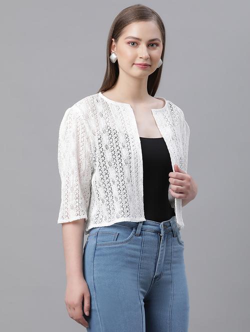 women white self-designed regular shrug - 21615281 - Very Small Image - 1