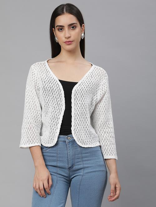 women white self-designed regular shrug - 21615293 - Very Small Image - 1