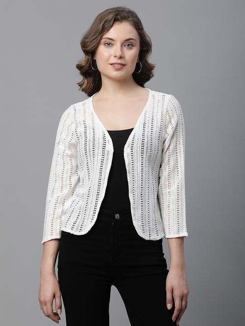 women white self-designed regular shrug - 21615336 - Very Small Image - 1