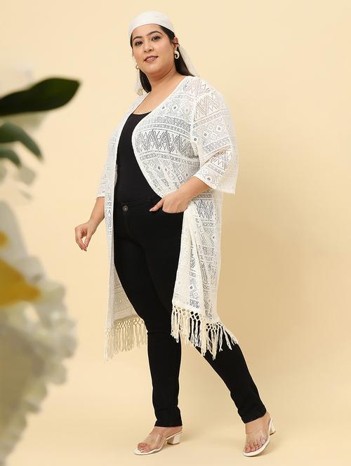 women white self-designed regular shrug - 21615343 - Very Small Image - 1