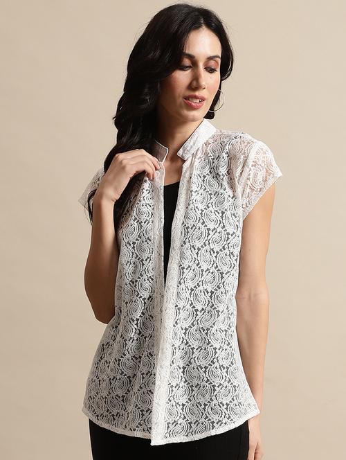 women white self-designed regular shrug - 21615344 - Very Small Image - 1