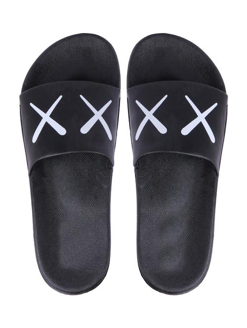 men printed slider flip flops - 21616126 - Very Small Image - 1