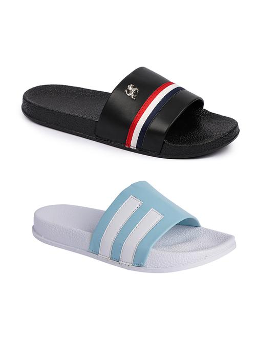 men's pack of 2 comfortable slide set  - 21616165 - Very Small Image - 1