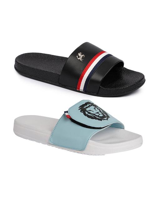men's pack of 2 comfortable slide set  - 21616170 - Very Small Image - 1