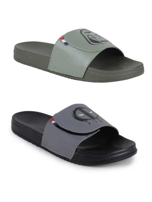 men's pack of 2 comfortable slide set  - 21616317 - Very Small Image - 1