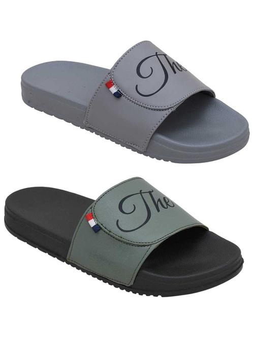 men's pack of 2 comfortable slide set  - 21616355 - Very Small Image - 1