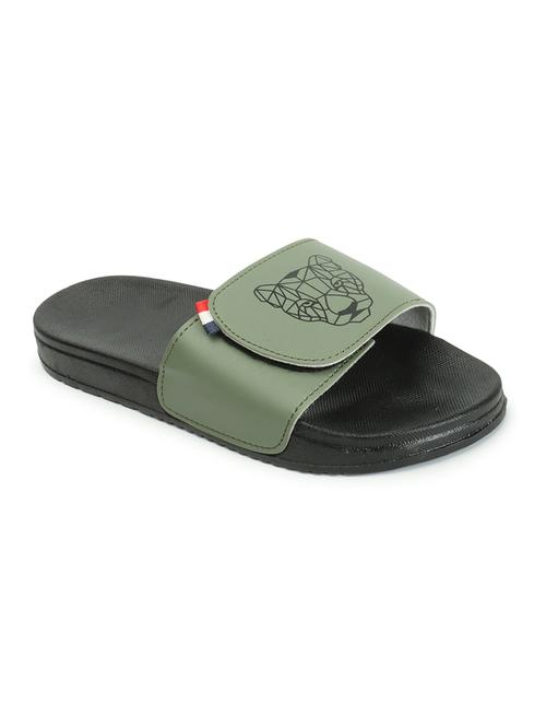 men printed slider flip flops - 21616374 - Very Small Image - 1