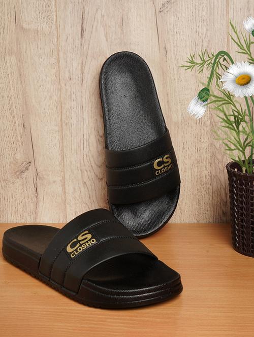 men solid slider flip flop - 21616418 - Very Small Image - 1