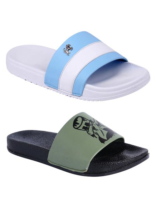 men's pack of 2 comfortable slide set  - 21616455 - Very Small Image - 1