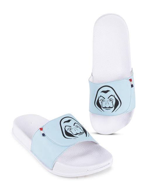 men printed slider flip flop - 21616490 - Very Small Image - 1