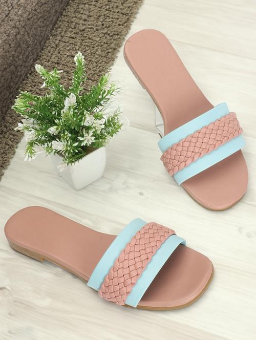 women pink slip on sandal - 21616846 - Very Small Image - 1