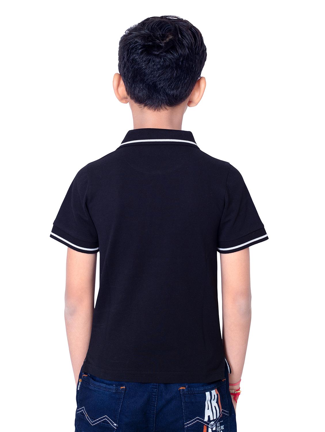boys solid short sleeves polo t-shirt - 21617029 - Standard Image - 2