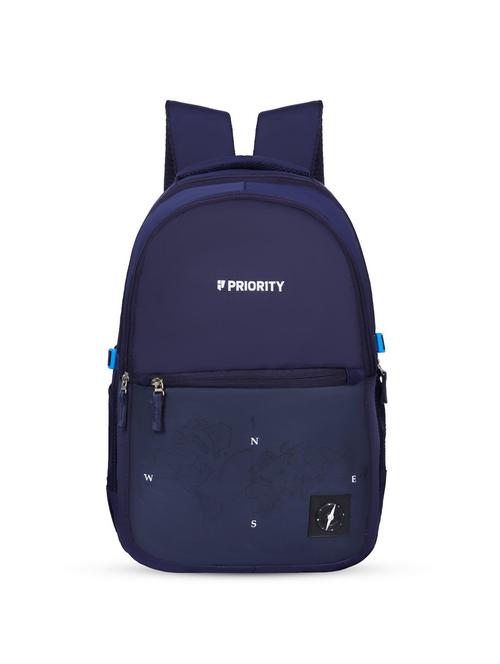 men navy blue adjustable straps backpack - 21617522 - Very Small Image - 1