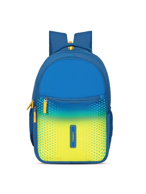 men blue adjustable straps backpack - 21617532 - Very Small Image - 1