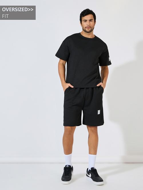 men self design round neck co-ord sets - 21618062 - Very Small Image - 1