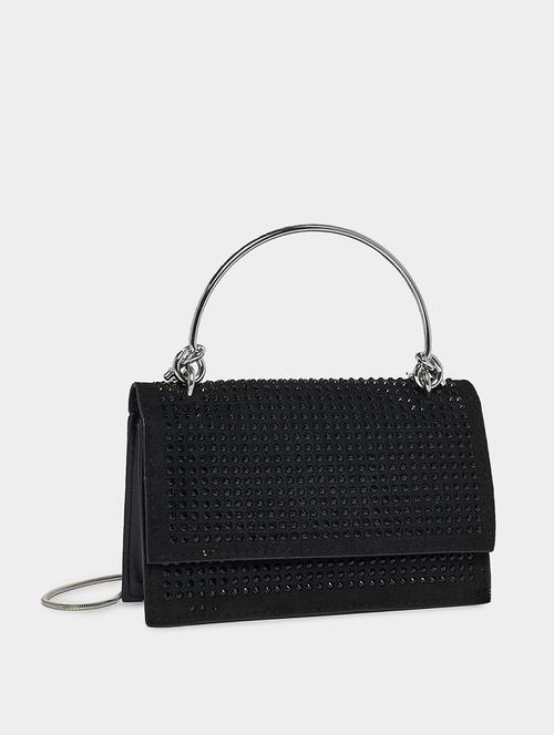 women black textured handbag - 21618115 - Very Small Image - 1