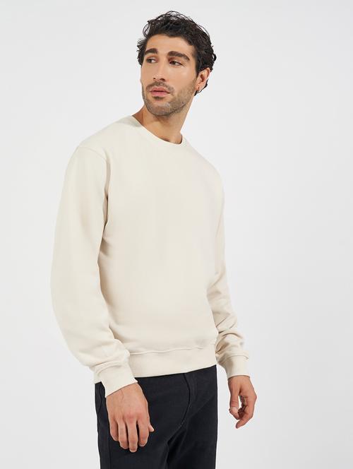 men back print long sleeve sweatshirt - 21618169 - Very Small Image - 1