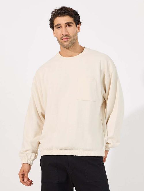 men solid long sleeve sweatshirt - 21618206 - Very Small Image - 1