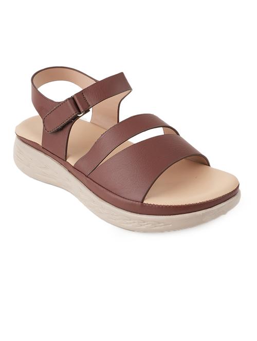 women solid ankle strap sandal - 21618261 - Very Small Image - 1