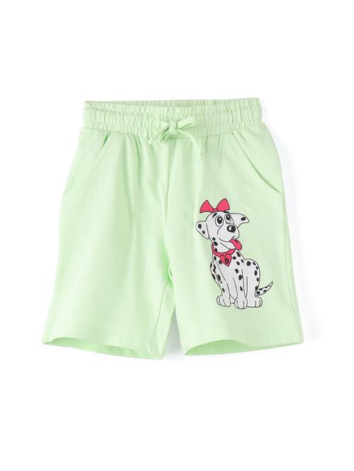 girls placement print cotton shorts  - 21618640 - Very Small Image - 1