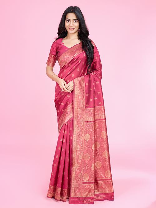 women self design banarasi saree - 21619305 - Very Small Image - 1